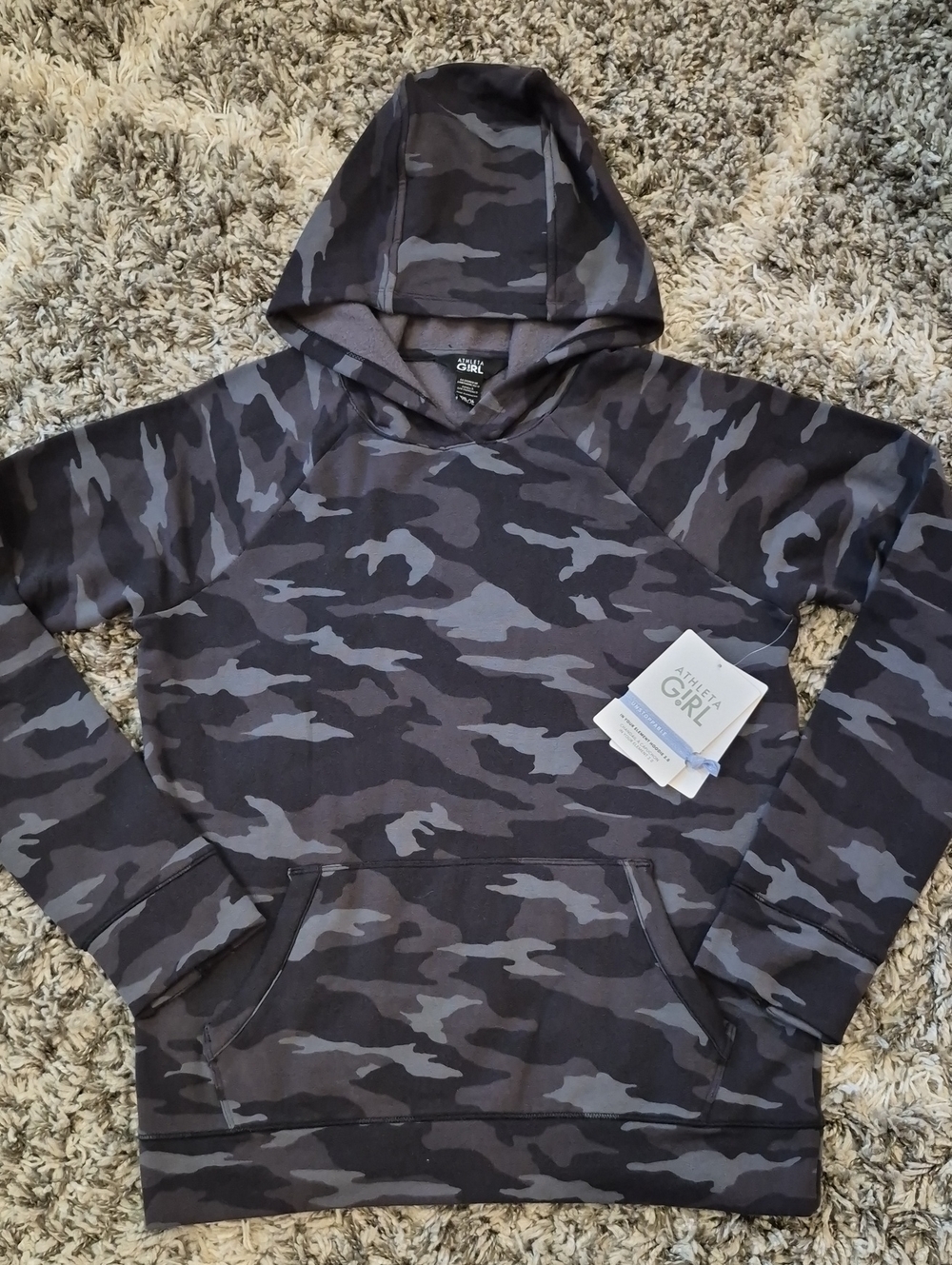 Athleta Girl In Your Element 2.0 Camo Hoodie